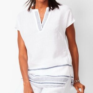 Talbots Linen XL Top